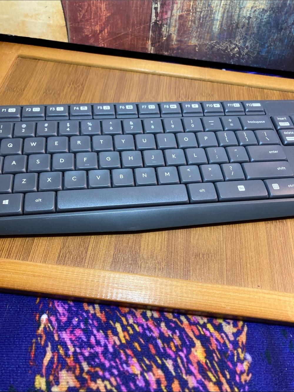 Logitech MK235 Wireless Keyboard USB For PC Desktop Computer - Picture 5 of 8